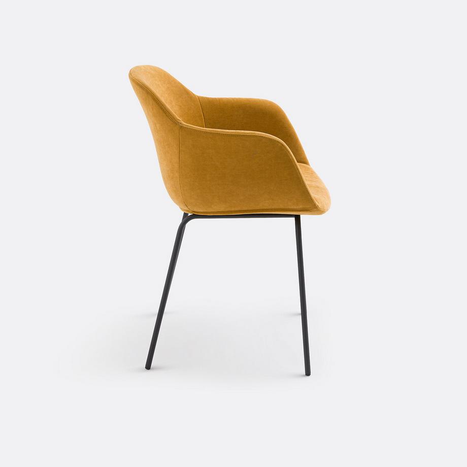 La Redoute Intérieurs Esszimmerstuhl mit strukturiertem Bezug  