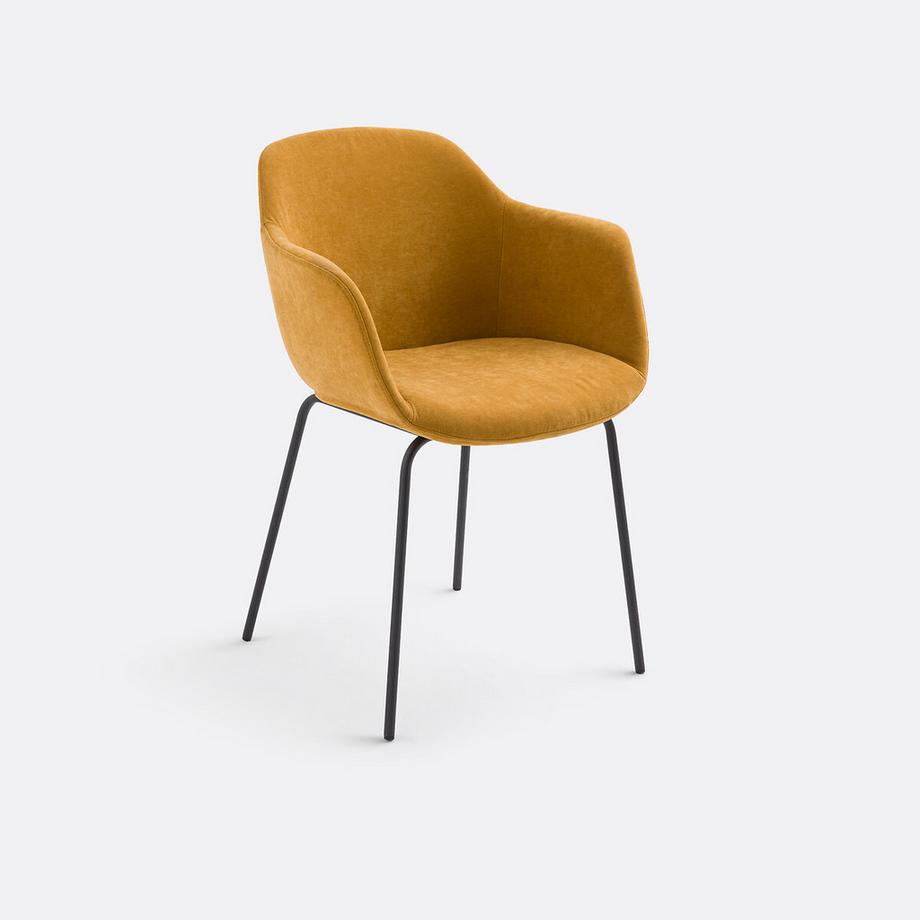 Esszimmerstuhl mit strukturiertem Bezug