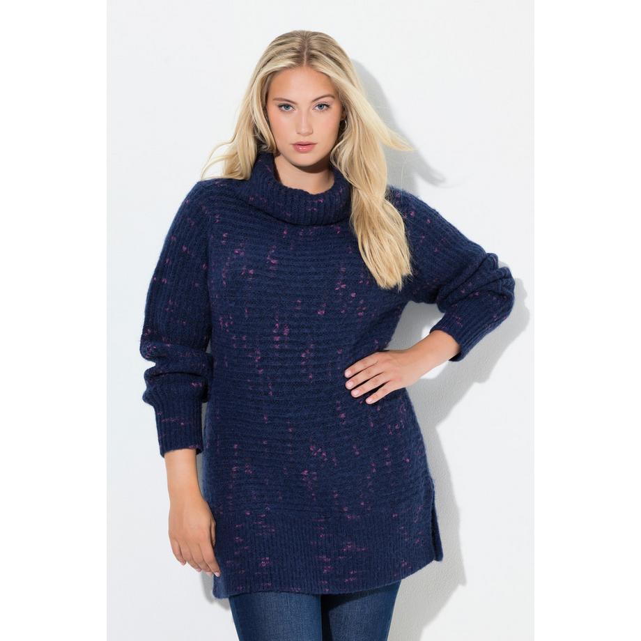 Ulla Popken Pullover Rollkragen Langarm  