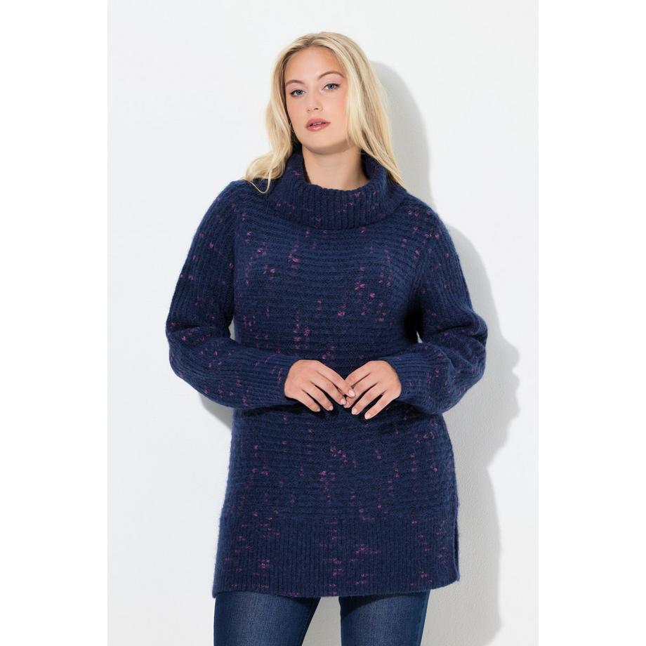 Ulla Popken Pullover Rollkragen Langarm  