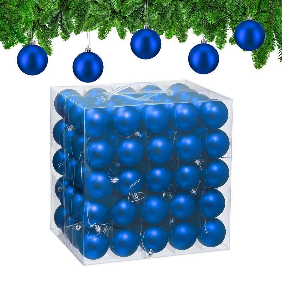 Ensemble de boules de Noël mates