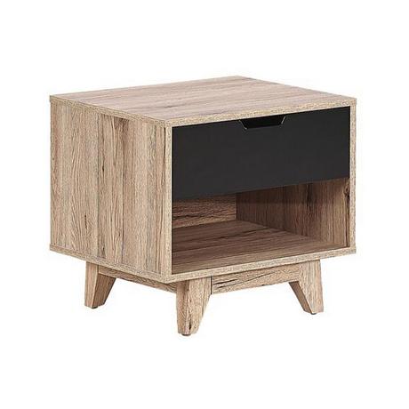 Beliani Nachttisch aus MDF-Platte Modern SPENCER  