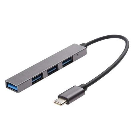 eStore  Concentrateur USB Type-C vers USB Type-A avec 4 ports 