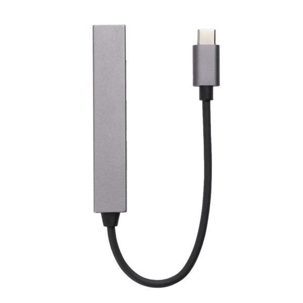 eStore  Concentrateur USB Type-C vers USB Type-A avec 4 ports 
