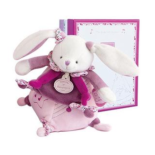 DouDou et compagnie  Musikspieluhr Kirsche Hase (17cm) 