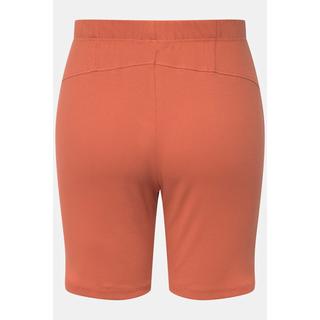 Ulla Popken  Yoga-Radler, Rippjersey, Slim, Biobaumwolle 