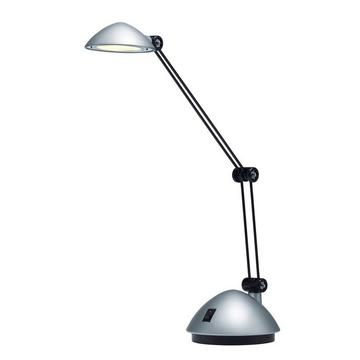 Lampada a LED da scrivania SPACE, altezza 500 mm, argento, satinato.