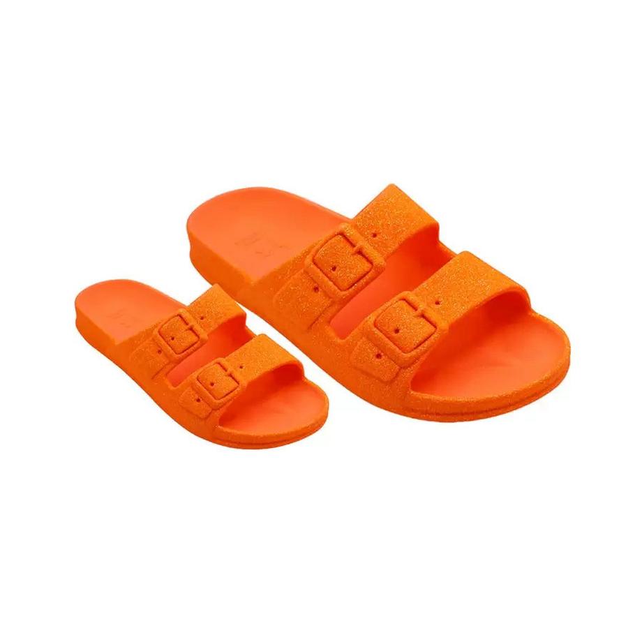 CACATOES Neon Zwei-Riemen Schnallen Sandalen  