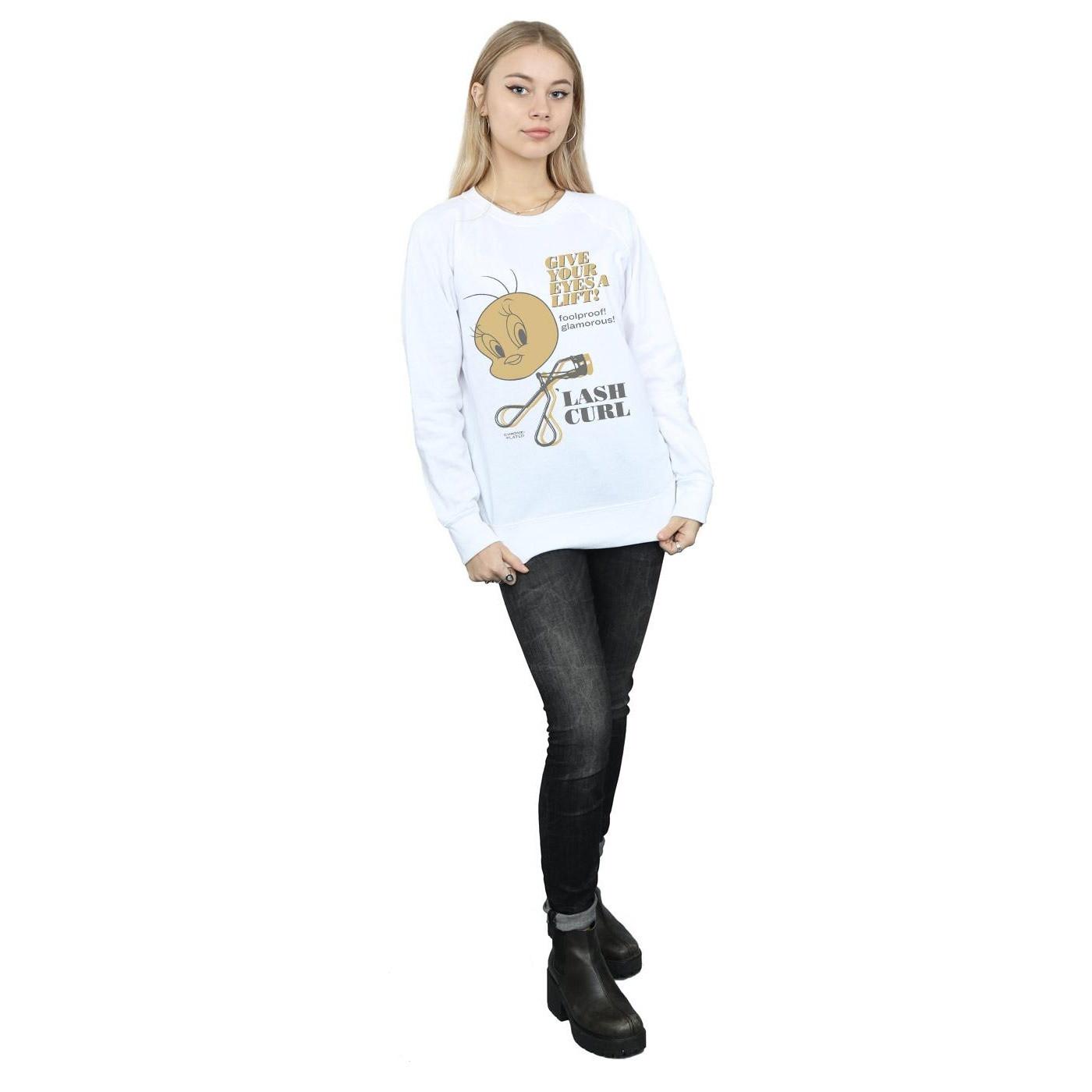 LOONEY TUNES  Tweety Pie Lash Curl Sweatshirt 