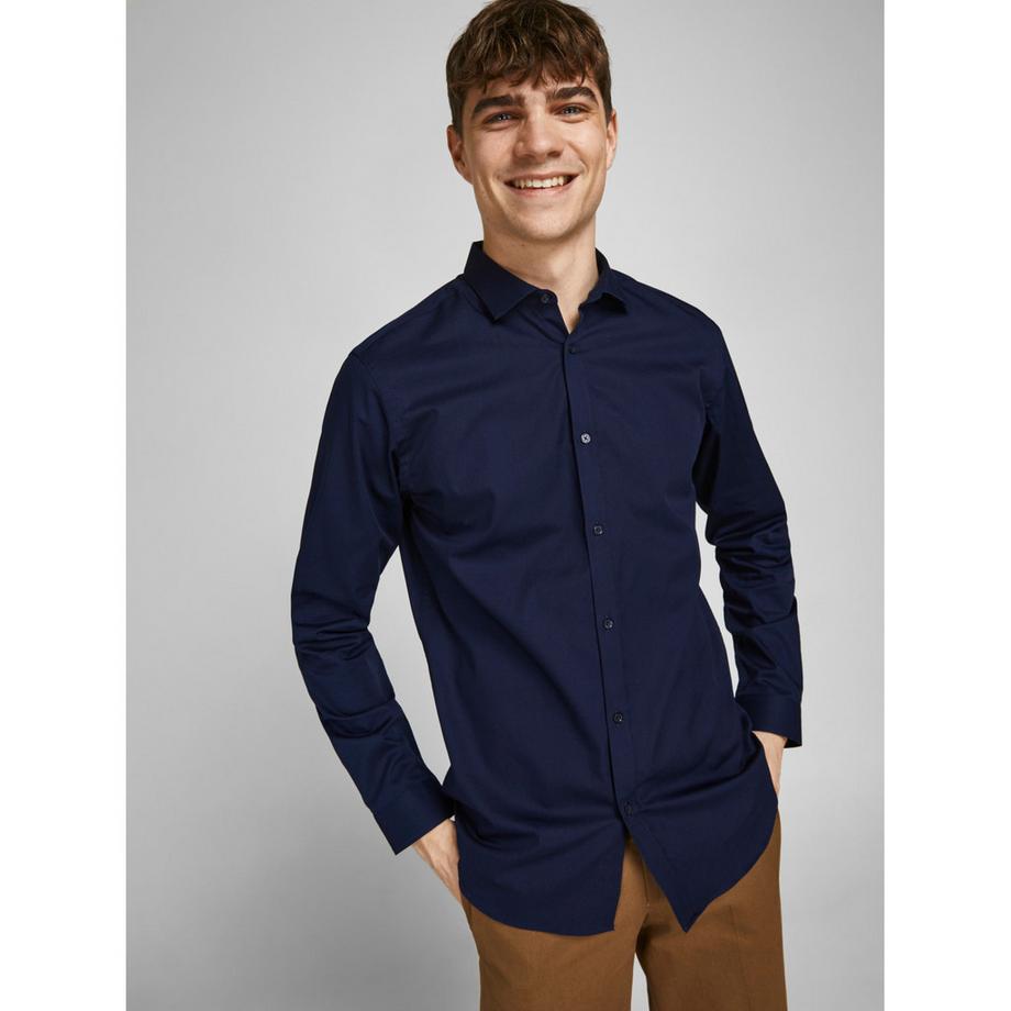 JACK & JONES Blacardiff Camicia Maniche Lunghe  