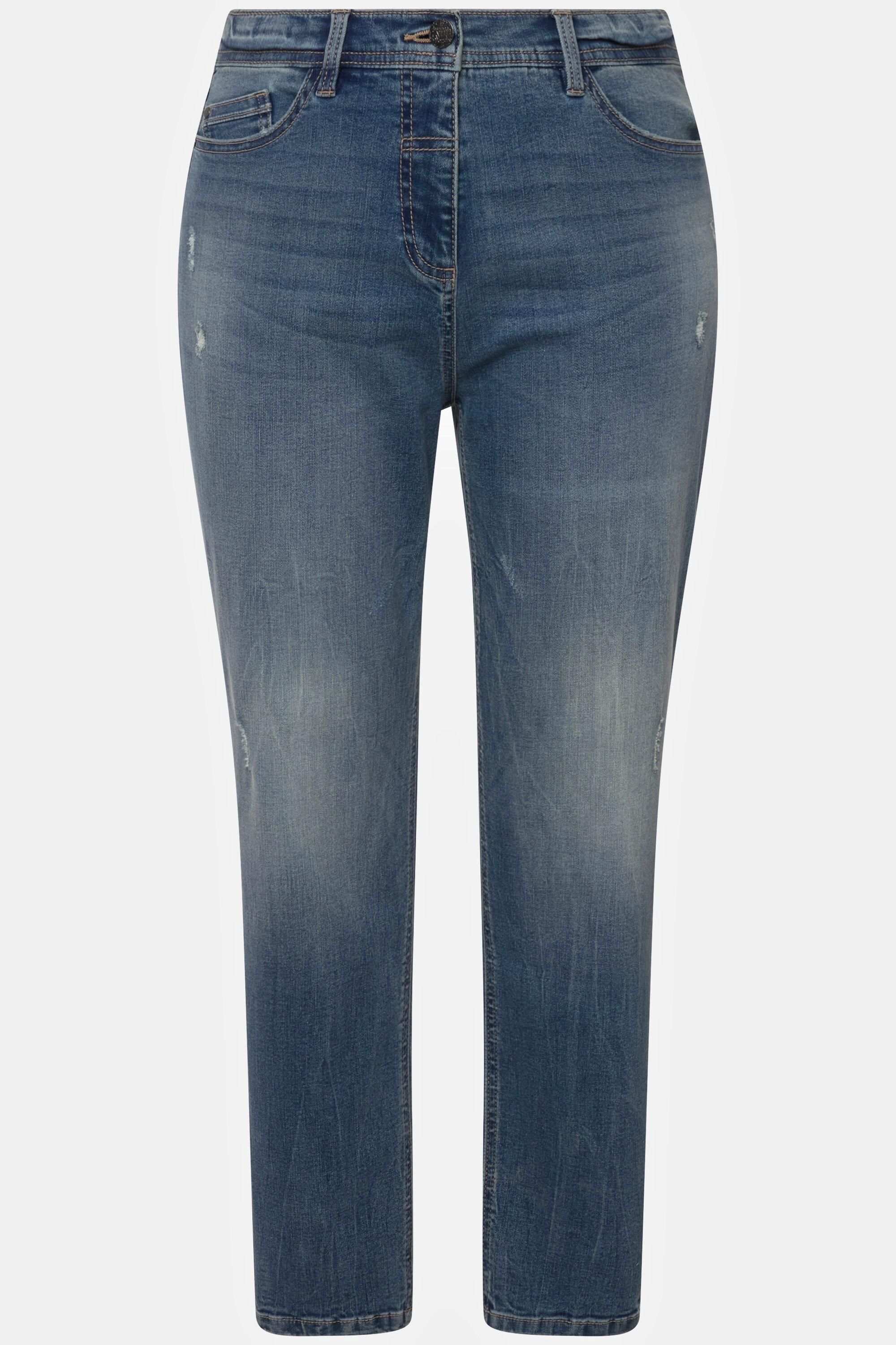 Ulla Popken  Mom-Thermojeans, Stretchdenim, Komfortbund 