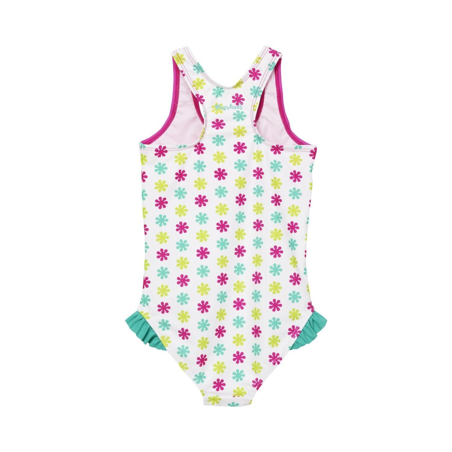 Playshoes  maillot de bain 1 pièce fleurie avec protection uv bébé die maus 