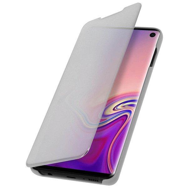 Image of Clear View Cover Galaxy S10 Silber