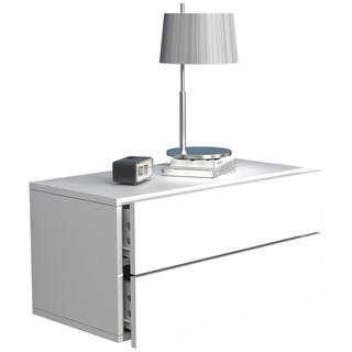 VCM Holz Wandschublade Nachtschrank Wandboard Schublade Konsole Nachttisch Usal L 60 cm  