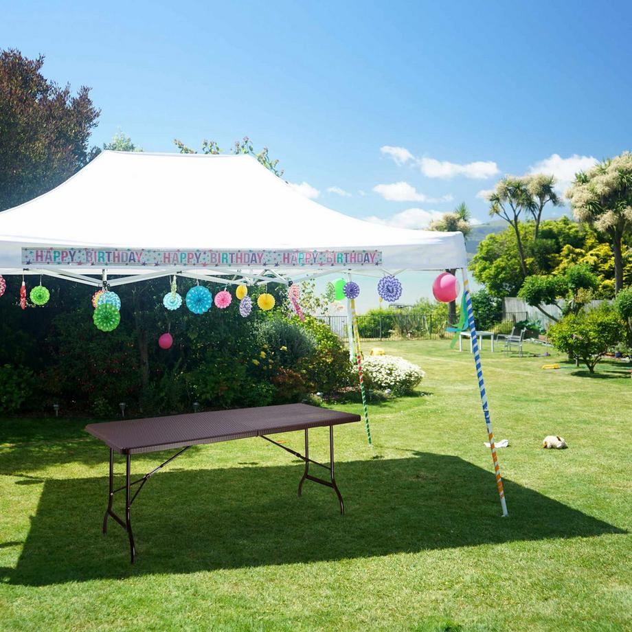 B2X Klappbarer Gartentisch BASTIAN groß  