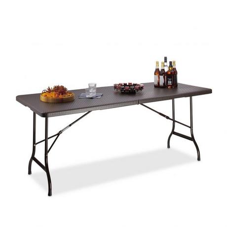 B2X Table de jardin pliante BASTIAN grande  