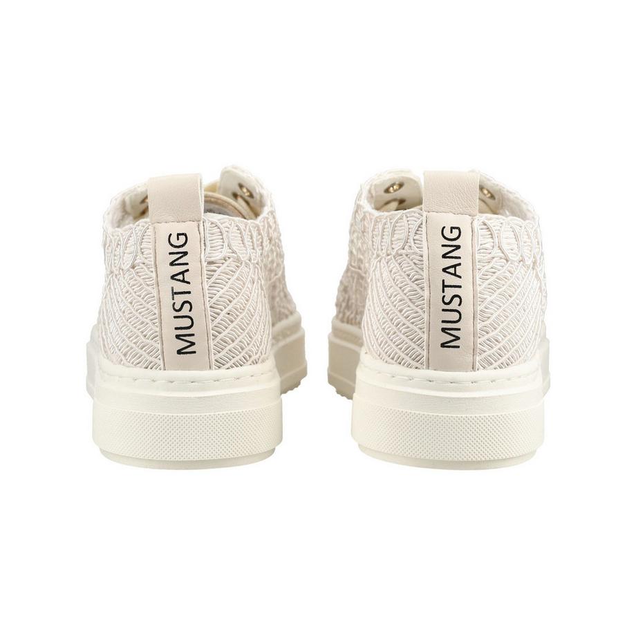 Mustang Sneaker in maglia a merletto con suola plateau  