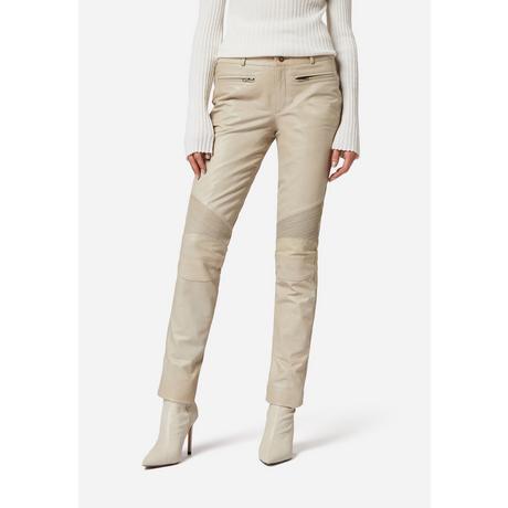 RICANO  Pantalon en cuir  Donna, avec éléments de biker 