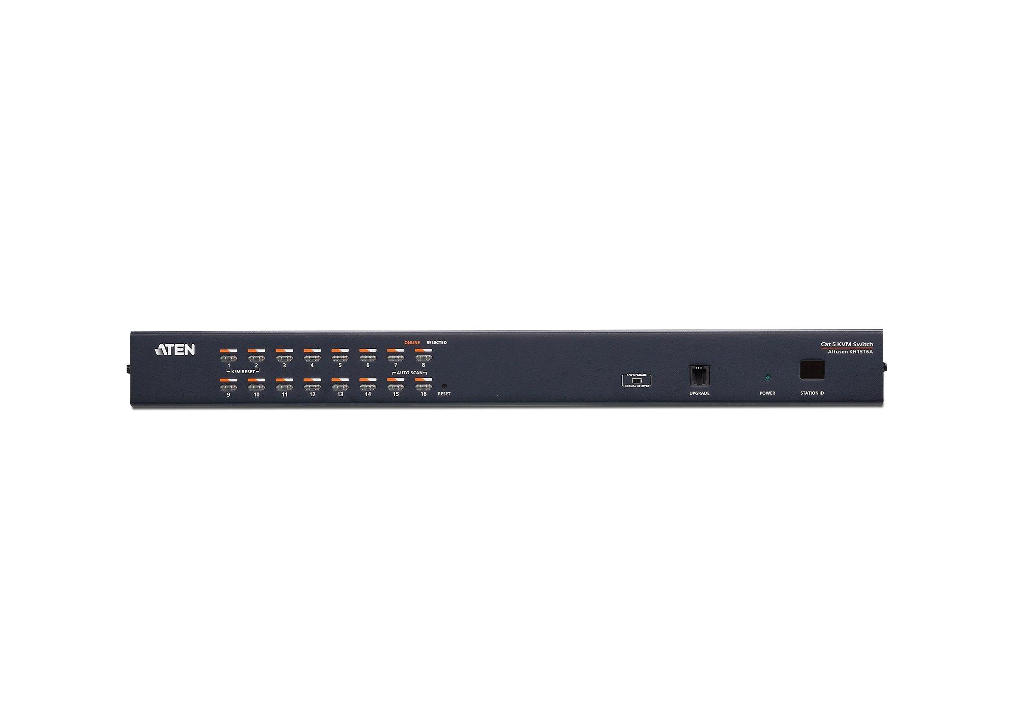 ATEN  Switch KVM Cat 5 multi-interfaccia (DisplayPort, HDMI, DVI, VGA) a 16 porte 