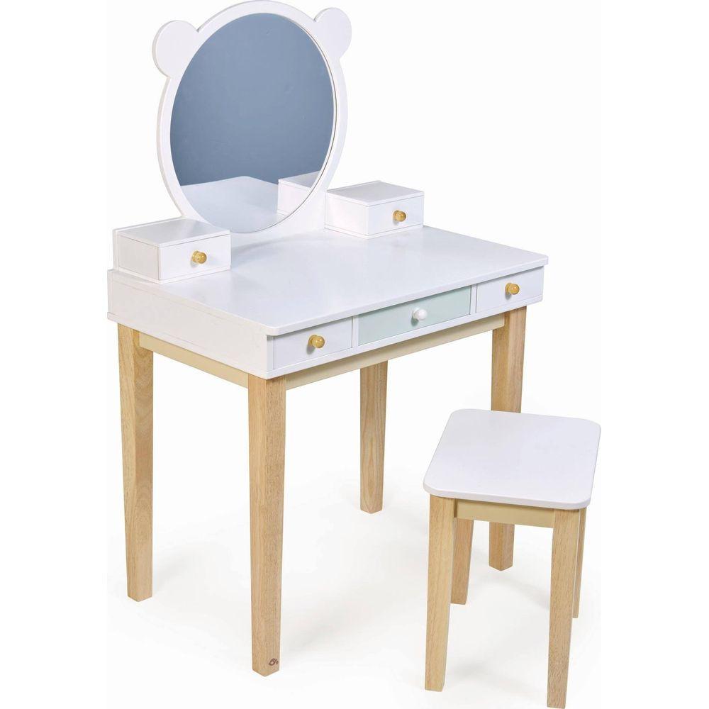 Image of Rollenspiele Schminktisch mit Hocker Weiss