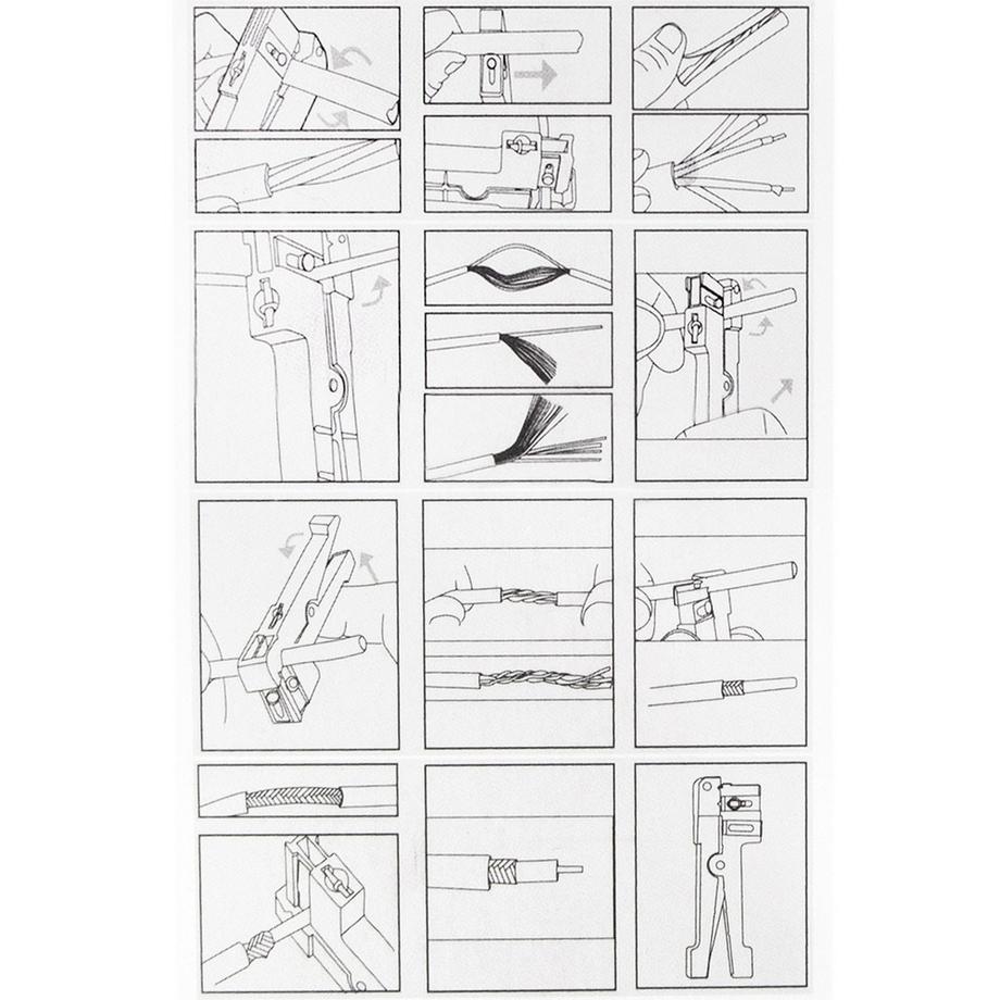 LogiLink  Kabelabisolierer für Glasfaser-, Koax- und Kupferkabel max. Ø 3,2 mm 