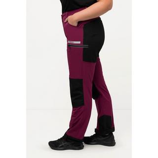 Ulla Popken  Pantalon de trekking hybride HYPRAR. Détails réfléchissants et fermeture velcro 