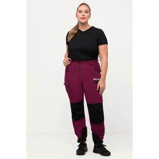 Ulla Popken  Pantalon de trekking hybride HYPRAR. Détails réfléchissants et fermeture velcro 