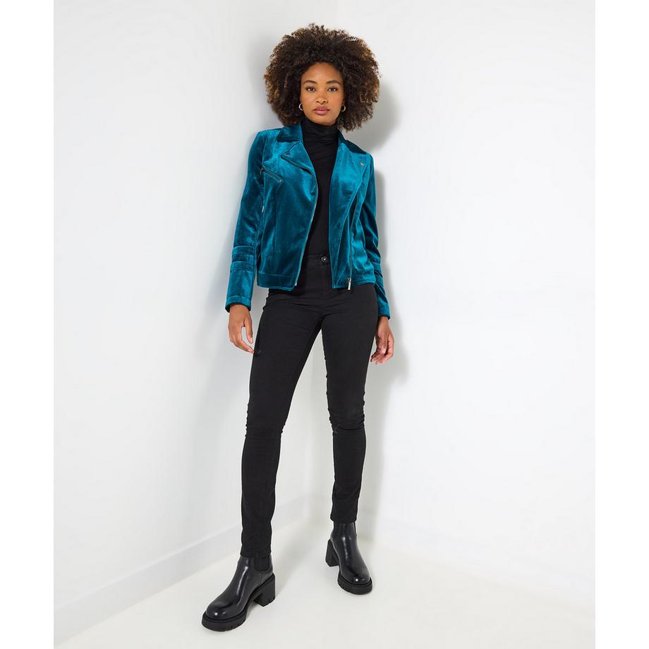 Joe Browns Blouson Biker Court en Velours  