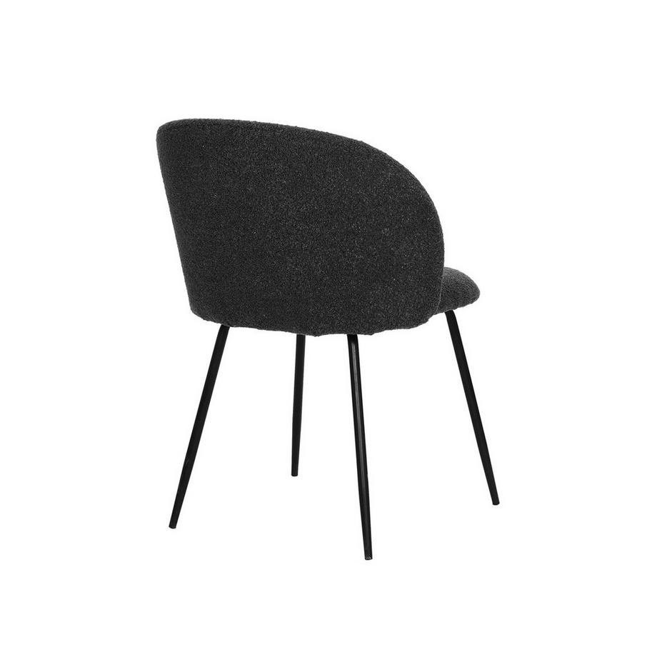 mutoni Chaise Poise noire (lot de 2)  