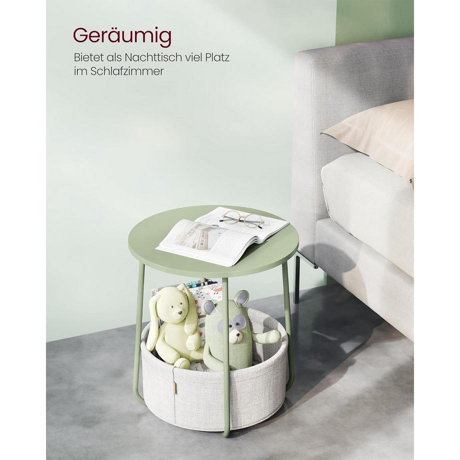 Songmics Beistelltisch mit Stauraum  
