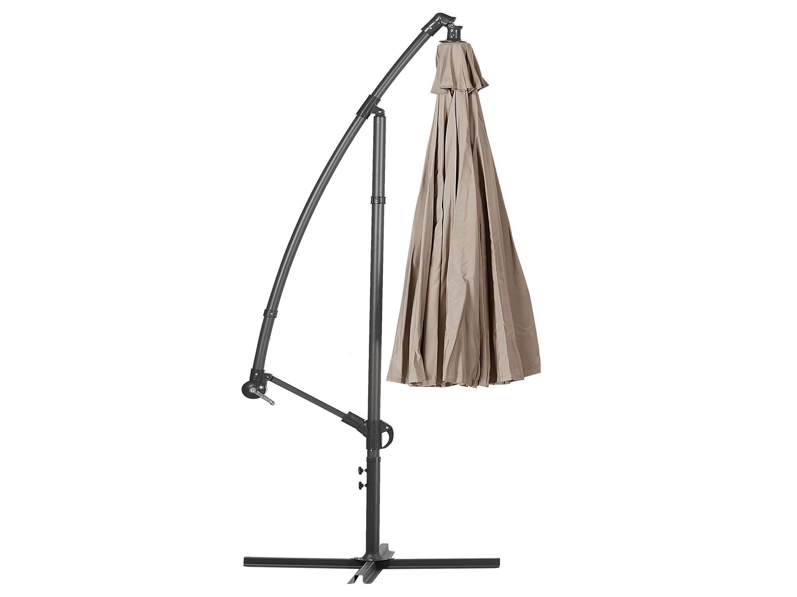 Beliani Parasol suspendu en Polyester CALABRIA  