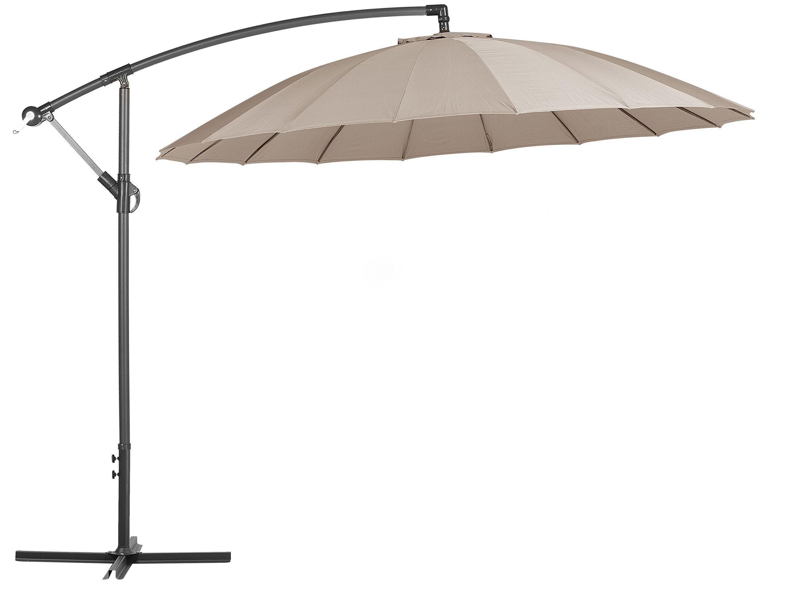 Beliani Parasol suspendu en Polyester CALABRIA  