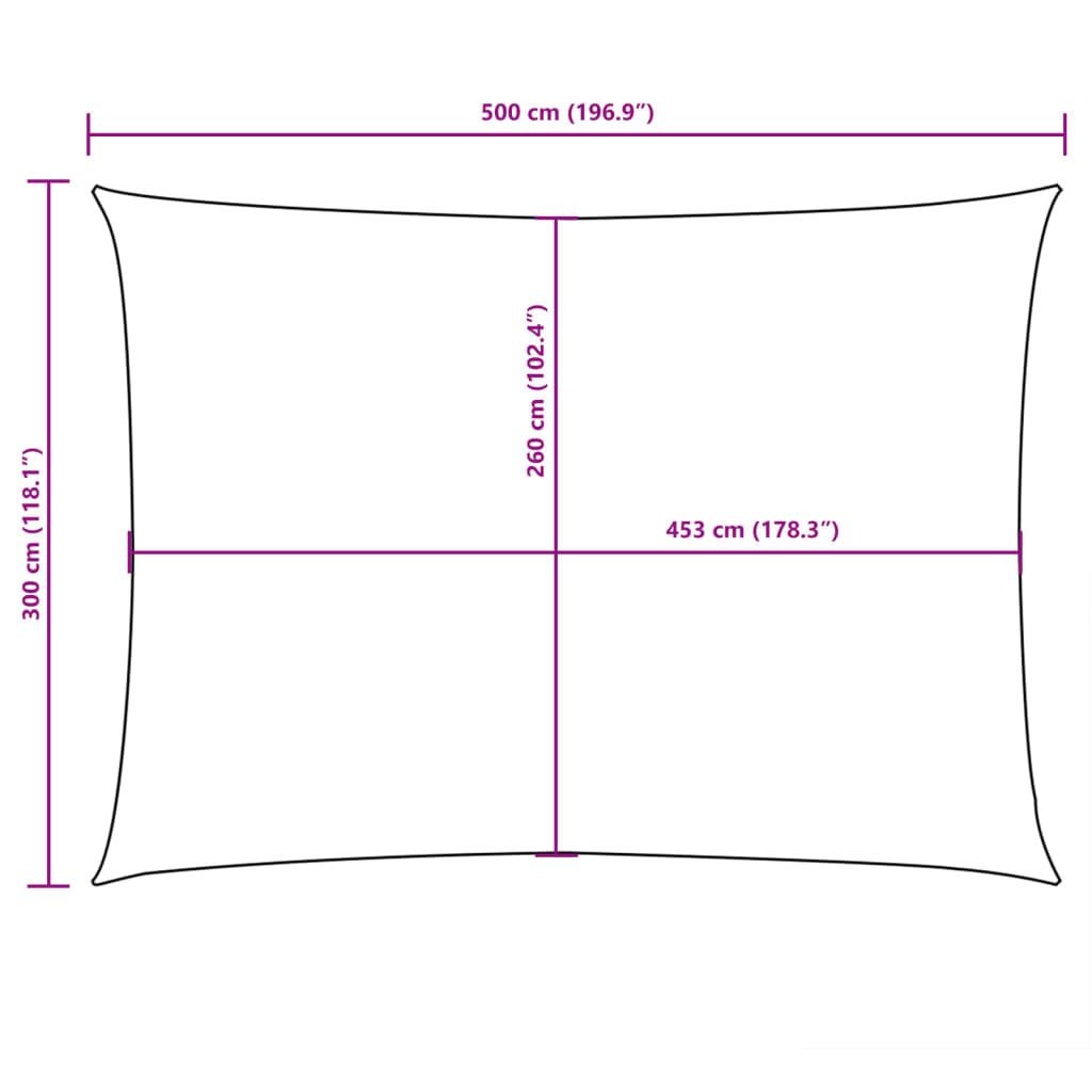 VidaXL Voile solaire  