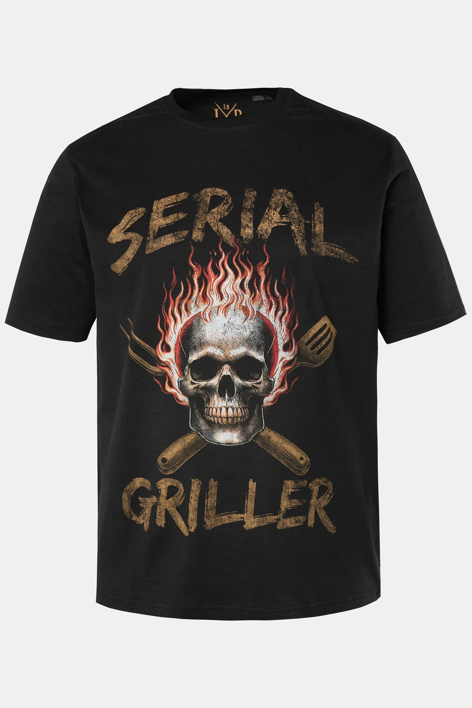 JP1880  T-shirt à manches courtes, motif Serial Griller - jusqu'au 8&nbsp;XL 