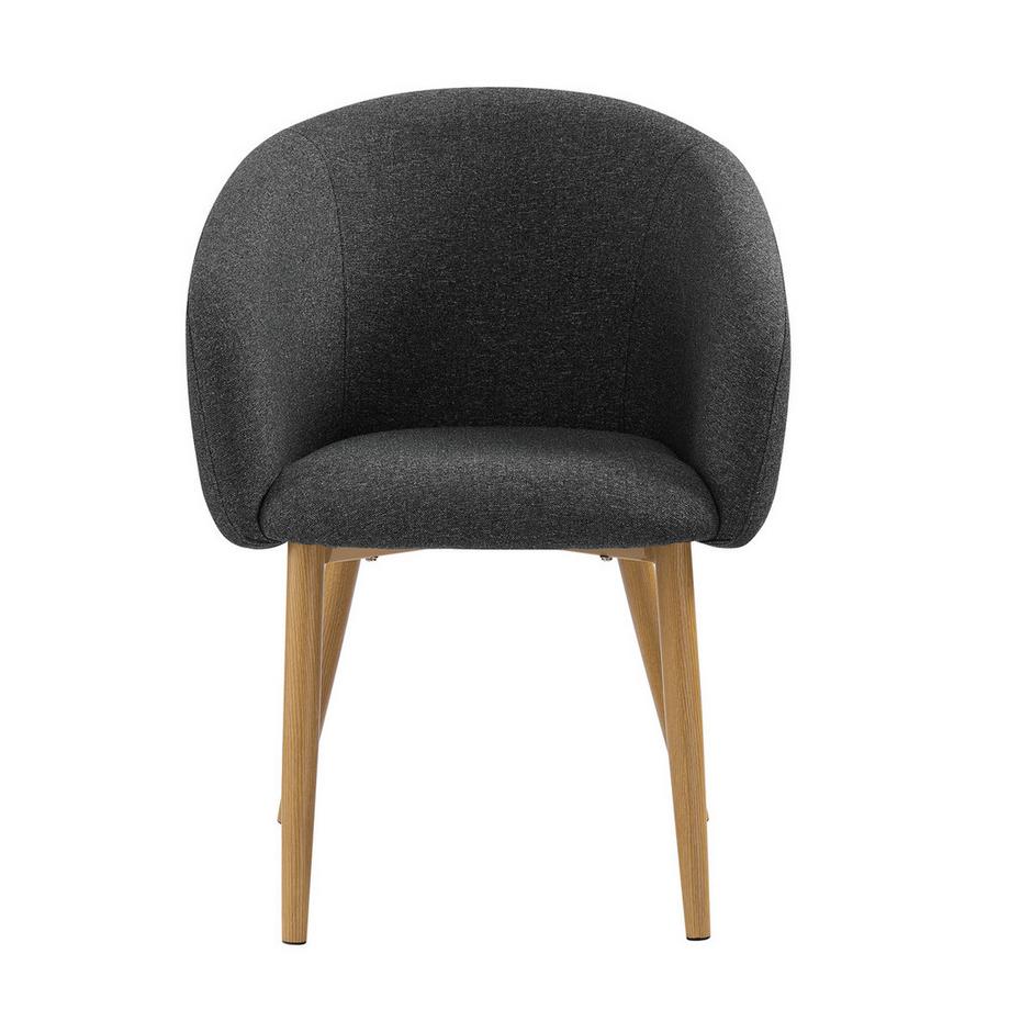 mutoni Poltrona Momentum nera (set di 2)  