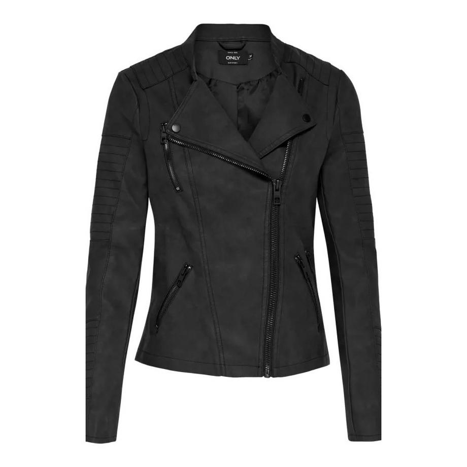 ONLY Lederoptik Bikerjacke  