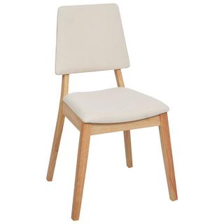 Beliani Lot de 2 chaises de salle à manger en Bois d'hévéa Traditionnel MERRILL  