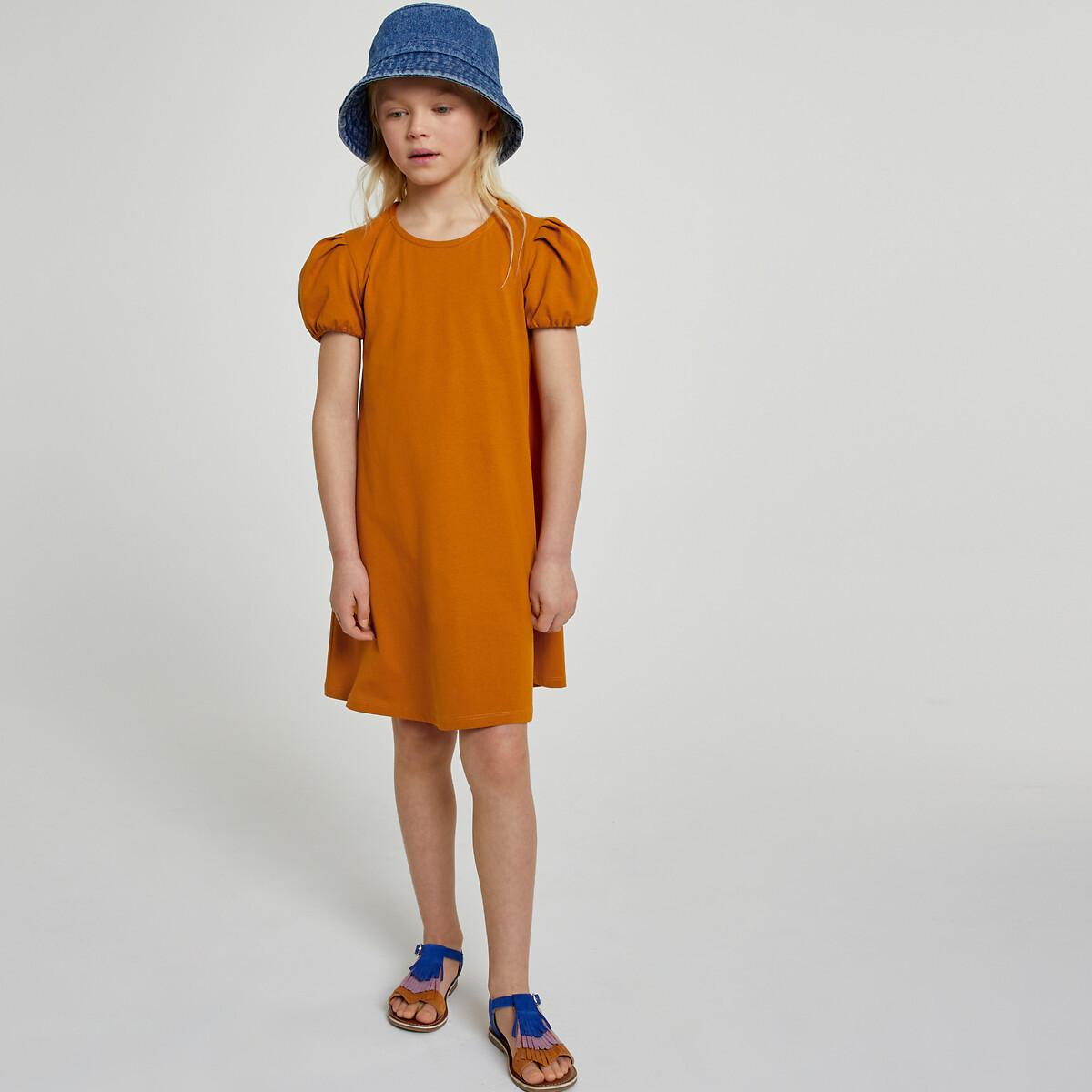 Image of 2er-pack Minikleider Mit Puffärmeln Mädchen Braun 3A