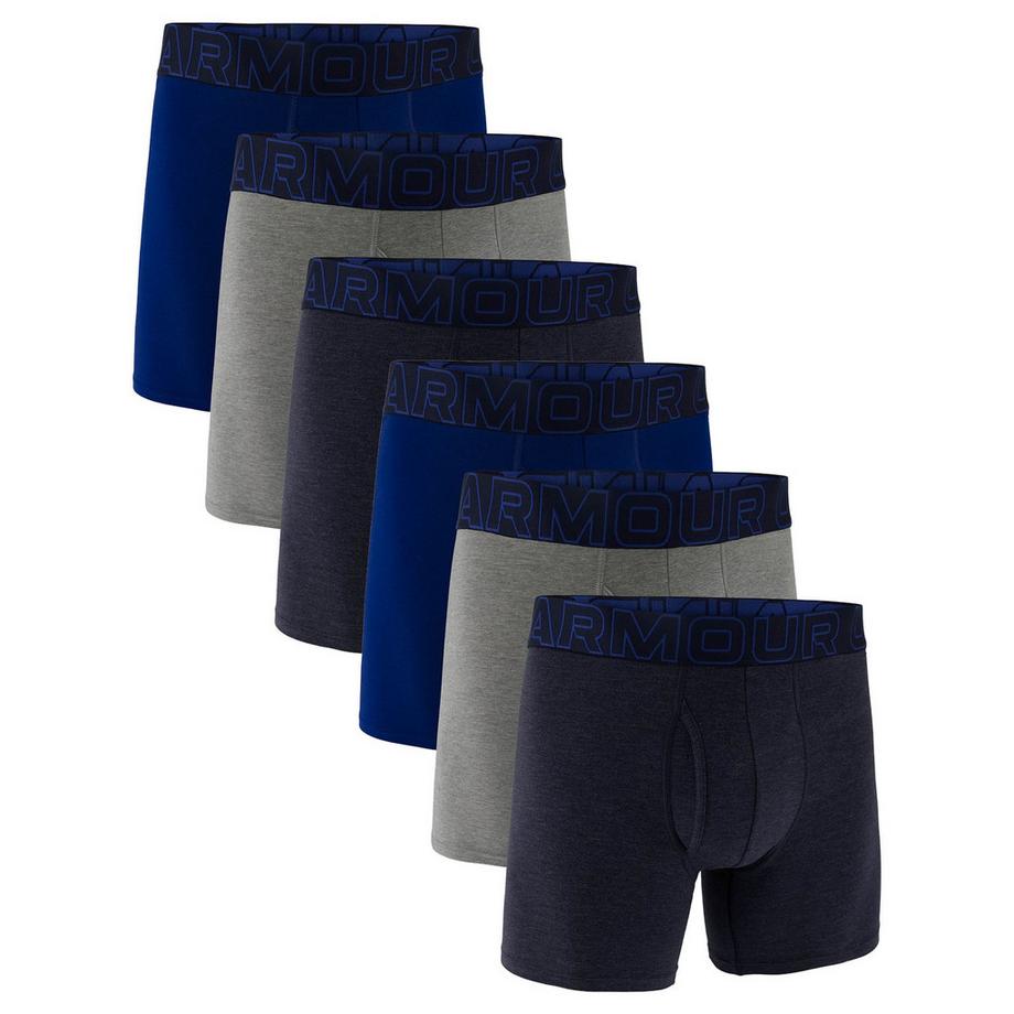 UNDER ARMOUR UA Performance Cotton Solid 6 Inch Boxershorts 6er Pack  