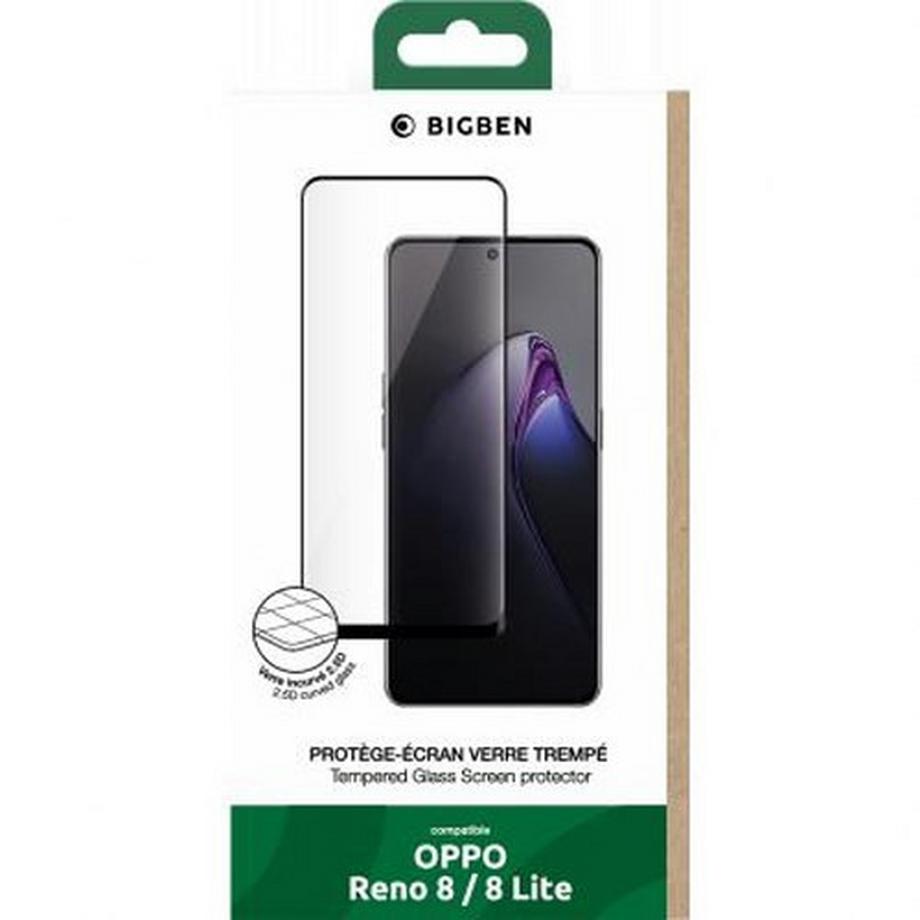 BigBen Connected  Oppo Reno 8 / 8 Lite Glas-Folie 2.5D 