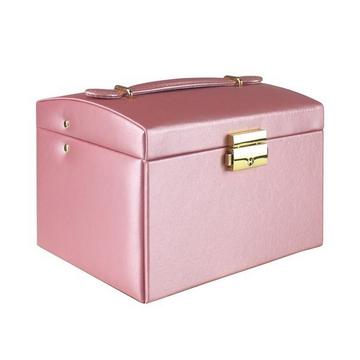 Schmuckschatulle, Kunstleder - Rosa
