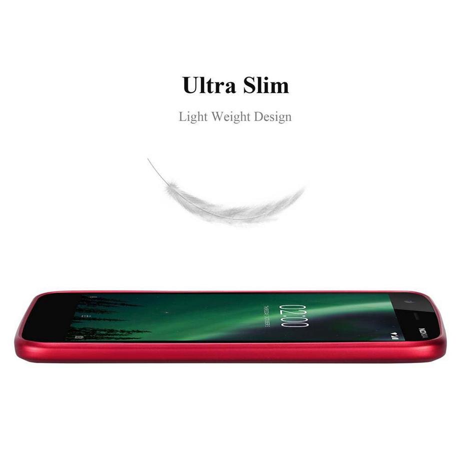 Cadorabo  Hülle für Nokia 2 2017 Hard Case in Metall Optik 