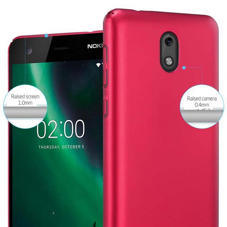 Cadorabo  Hülle für Nokia 2 2017 Hard Case in Metall Optik 