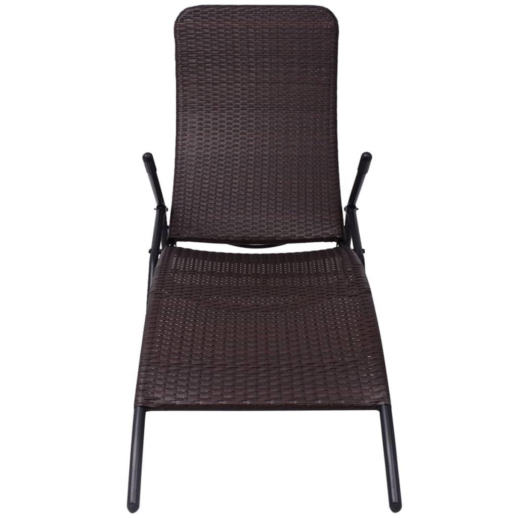 VidaXL Sonnenliege poly-rattan  