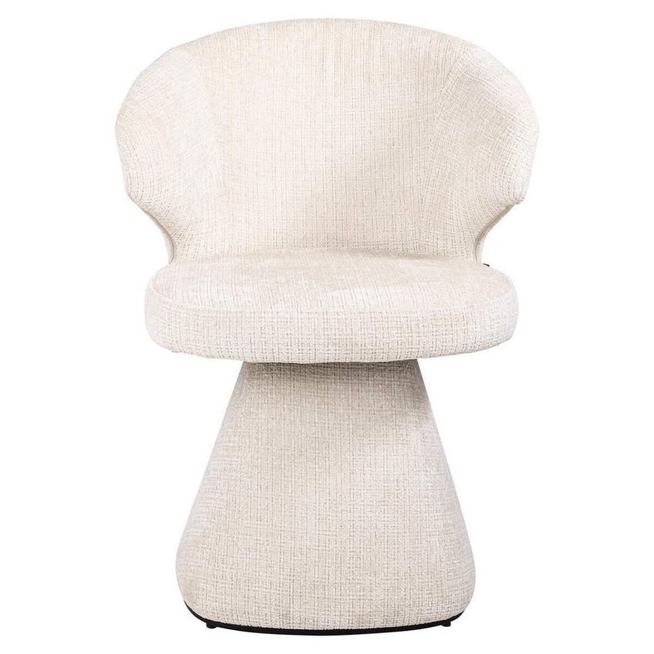 mutoni Chaise de salle à manger Gatsbi beige chenille  