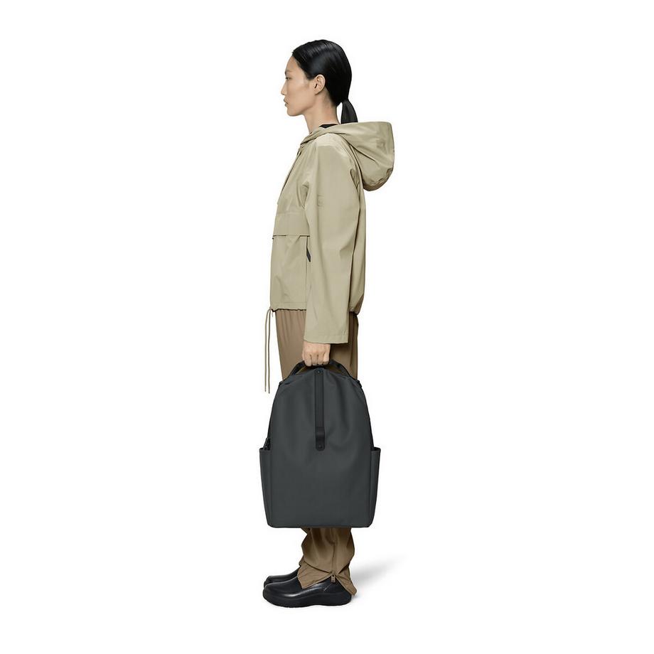 RAINS Sac à dos Clip Front W3 Gris Foncé  