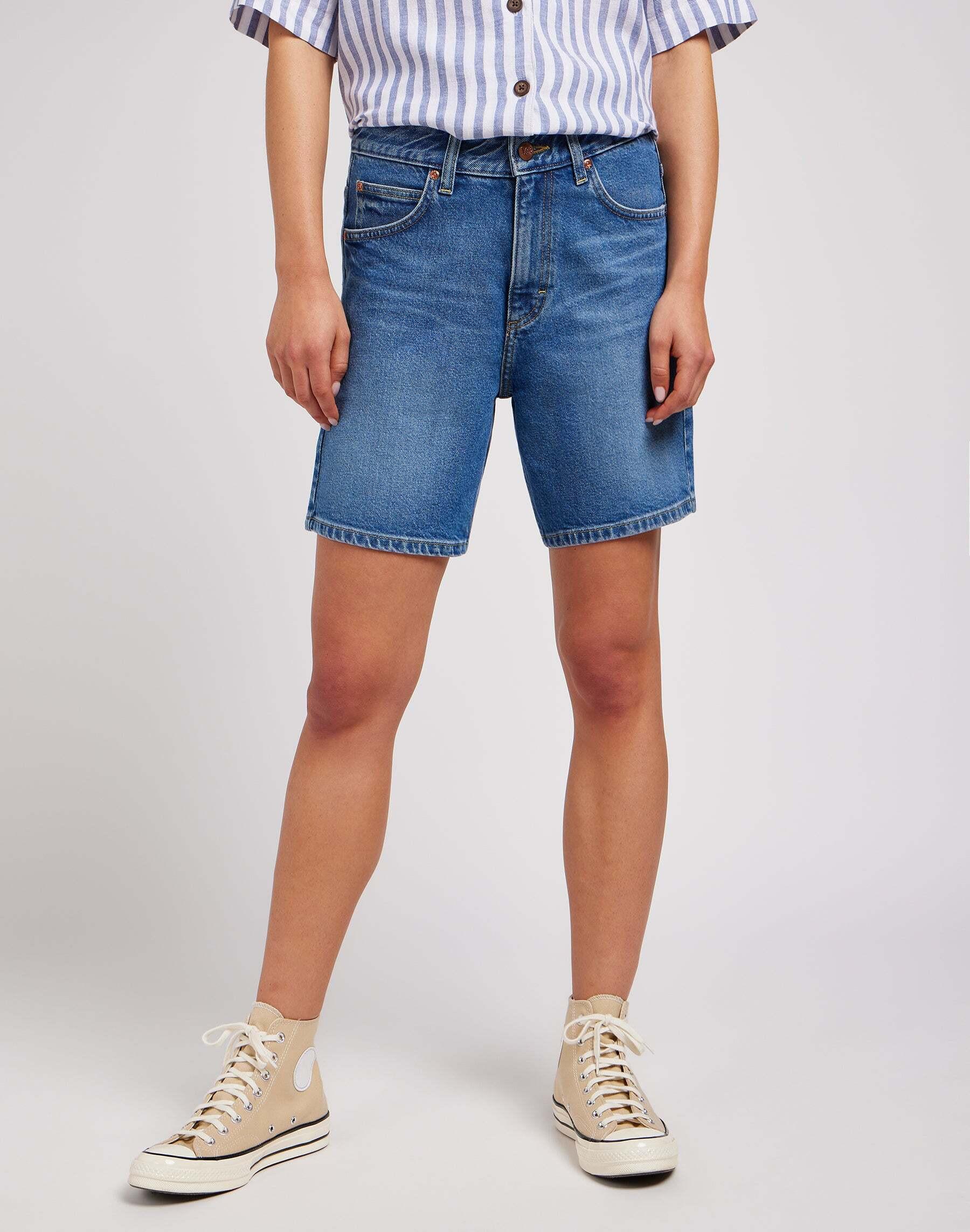 Lee  Short en jean Rider Bermuda 