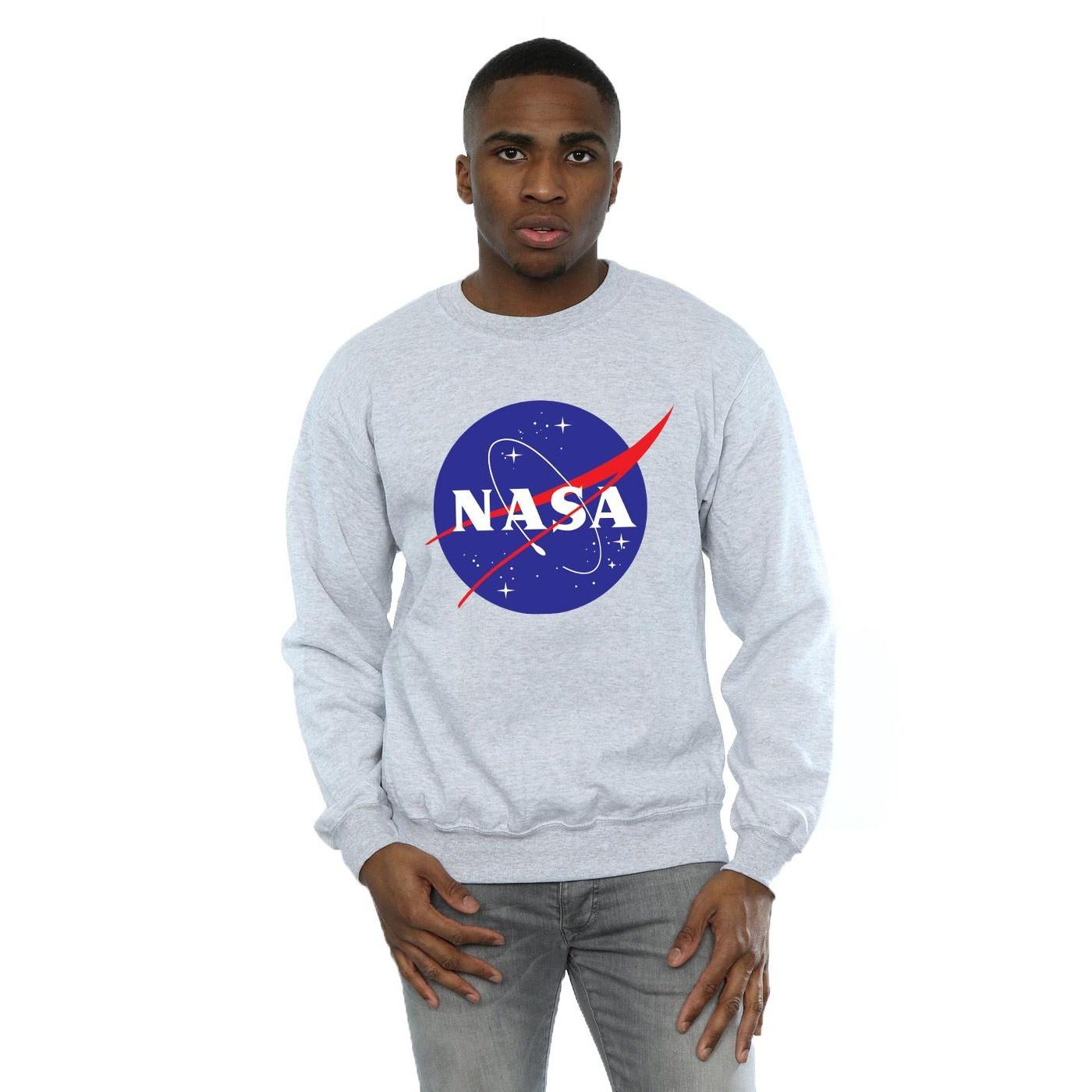 Image of Sweatshirt Logo Herren Grau S