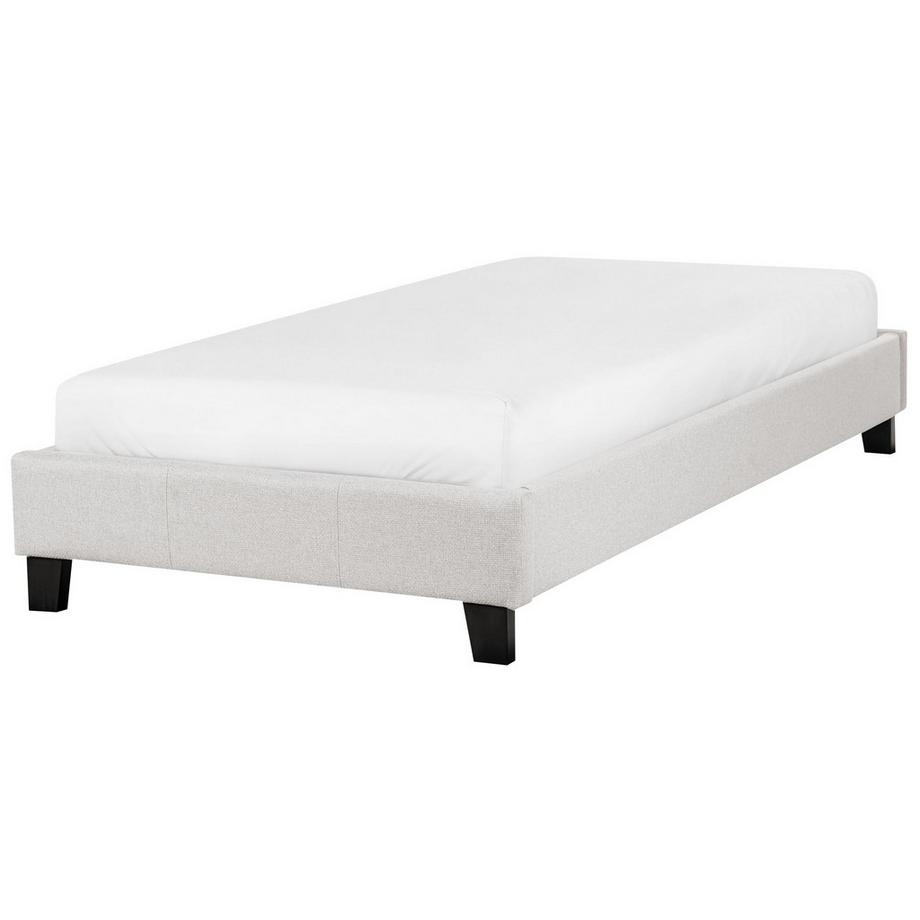 Lit sans tête de lit en Tissu  ROANNE