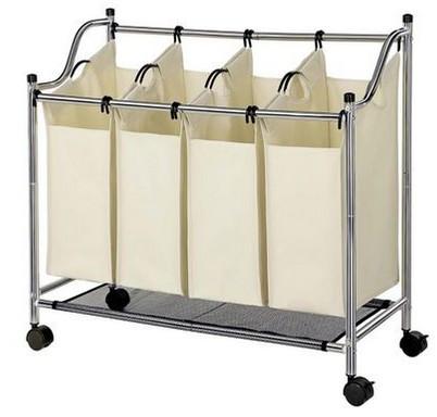 Songmics Songmics LSF005S Wäschekorb 140 l Rechteckig Polyester Beige  